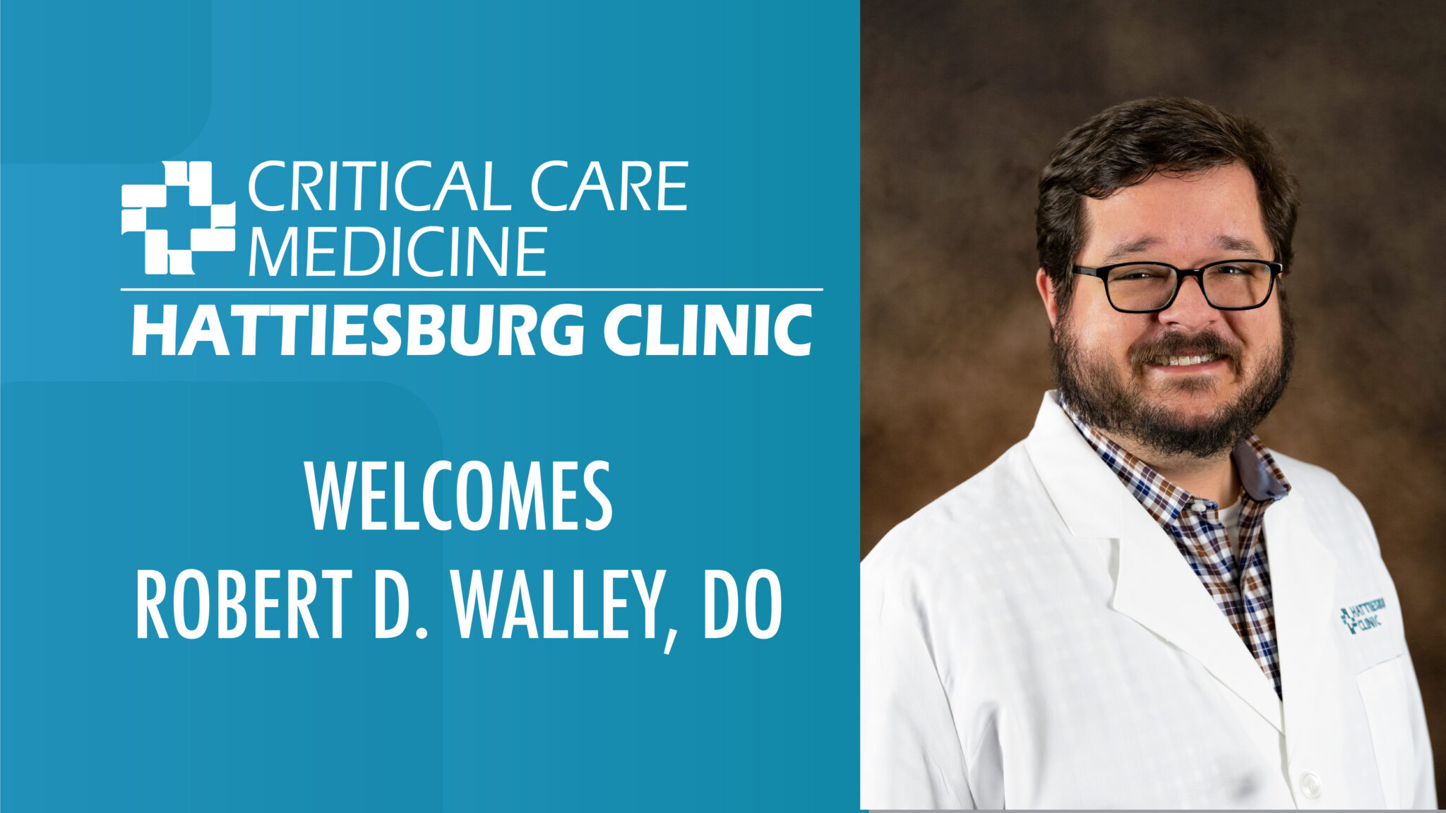 Welcome, Dr. Walley