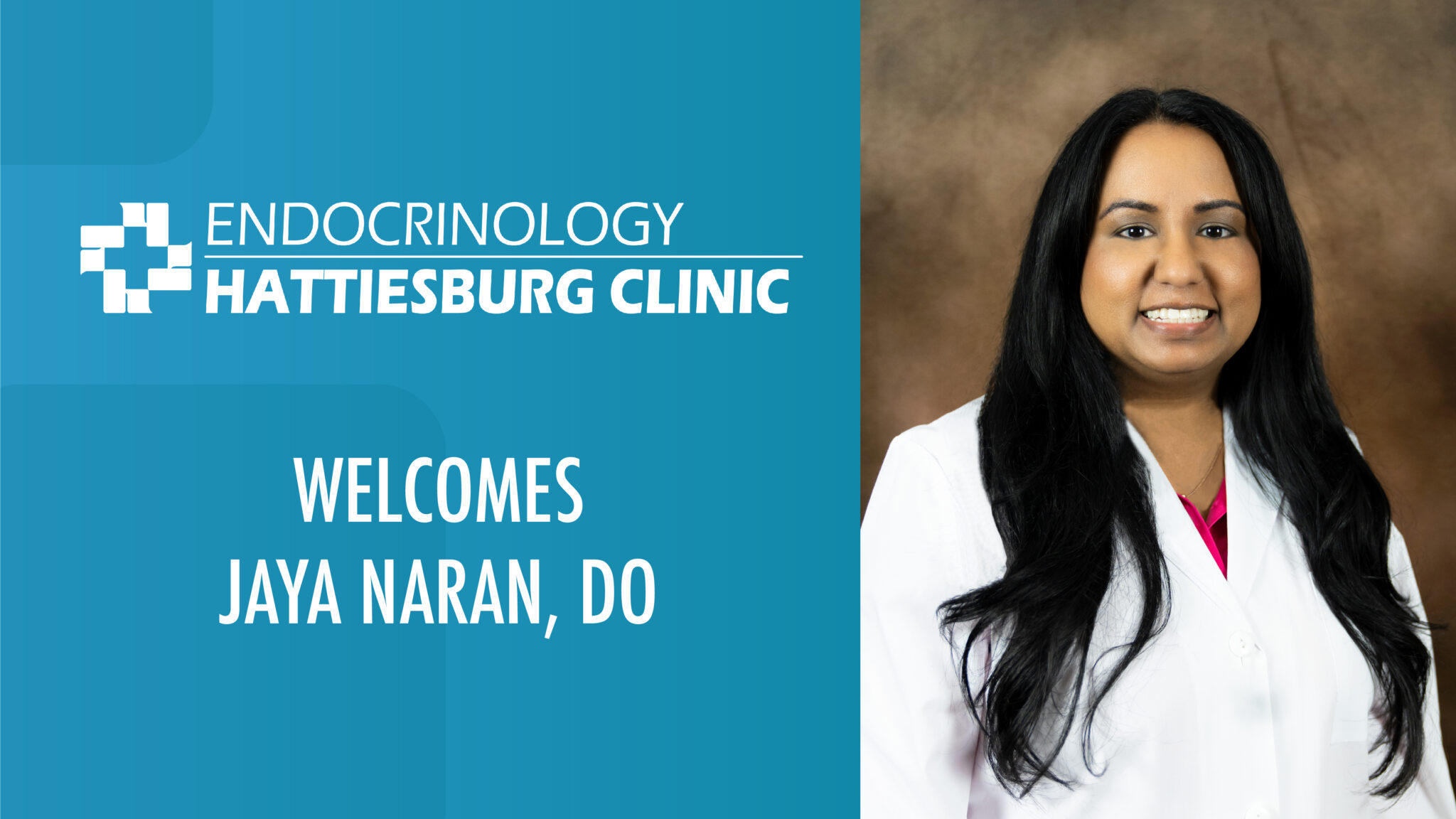 Welcome, Dr. Naran