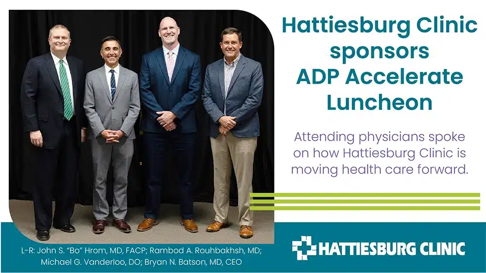 Hattiesburg Clinic Sponsors ADP Luncheon