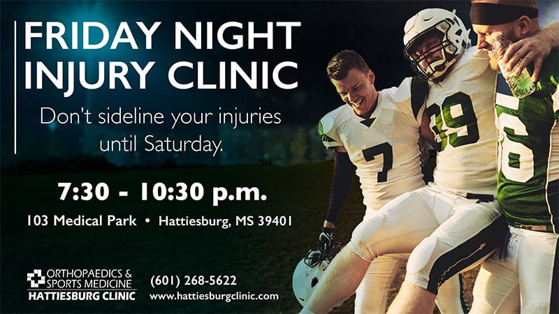 Friday Night Injury Clinic