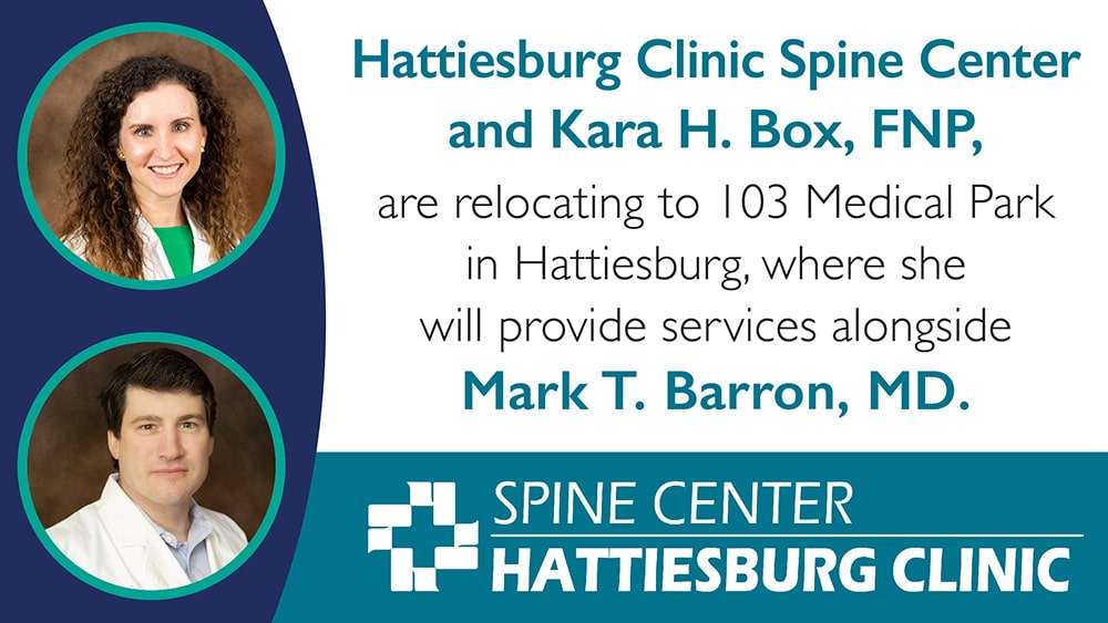 Spine Center Relocation