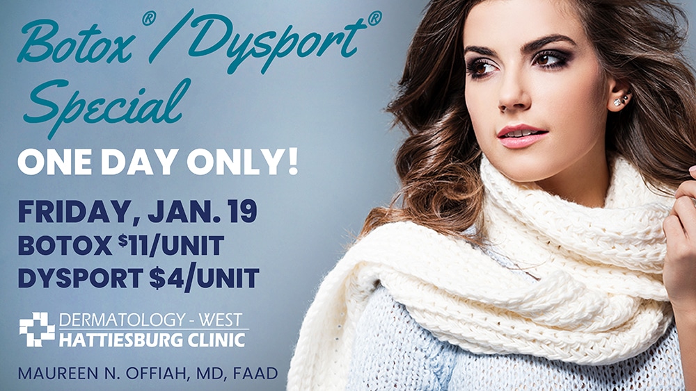 Botox/Dysport Day in January