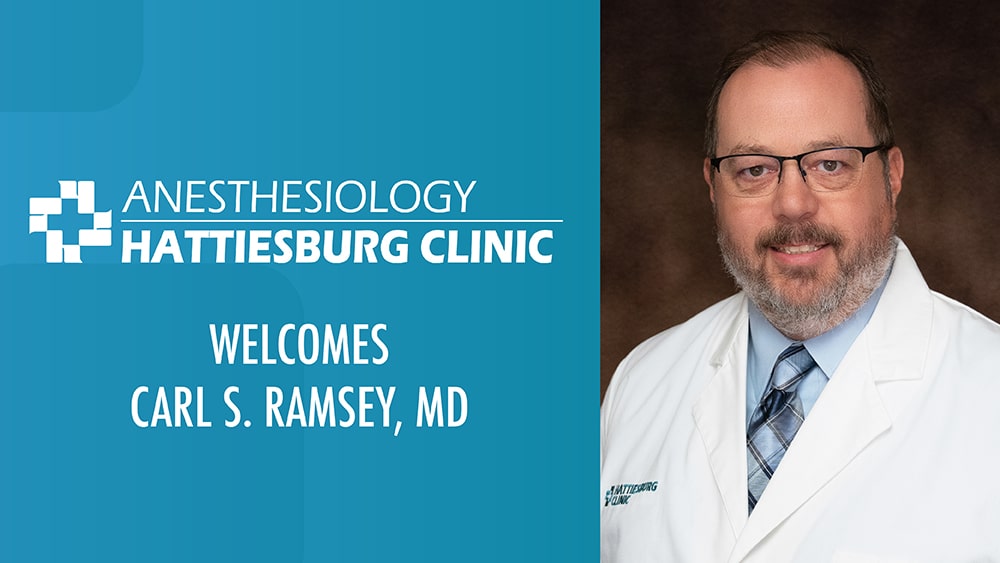 Welcome, Dr. Ramsey