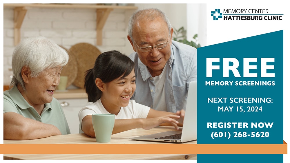 Free Memory Screening in May