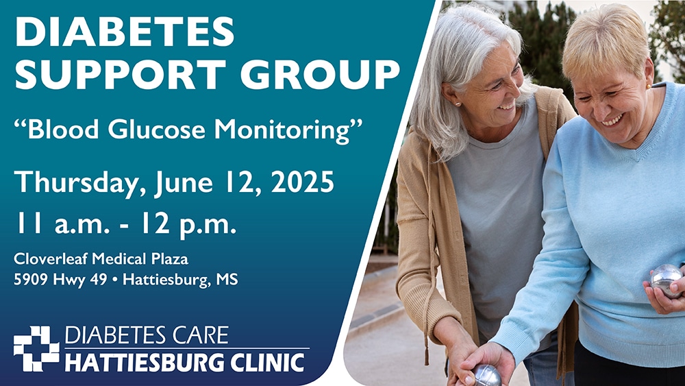 Diabetes Care, monthly support group