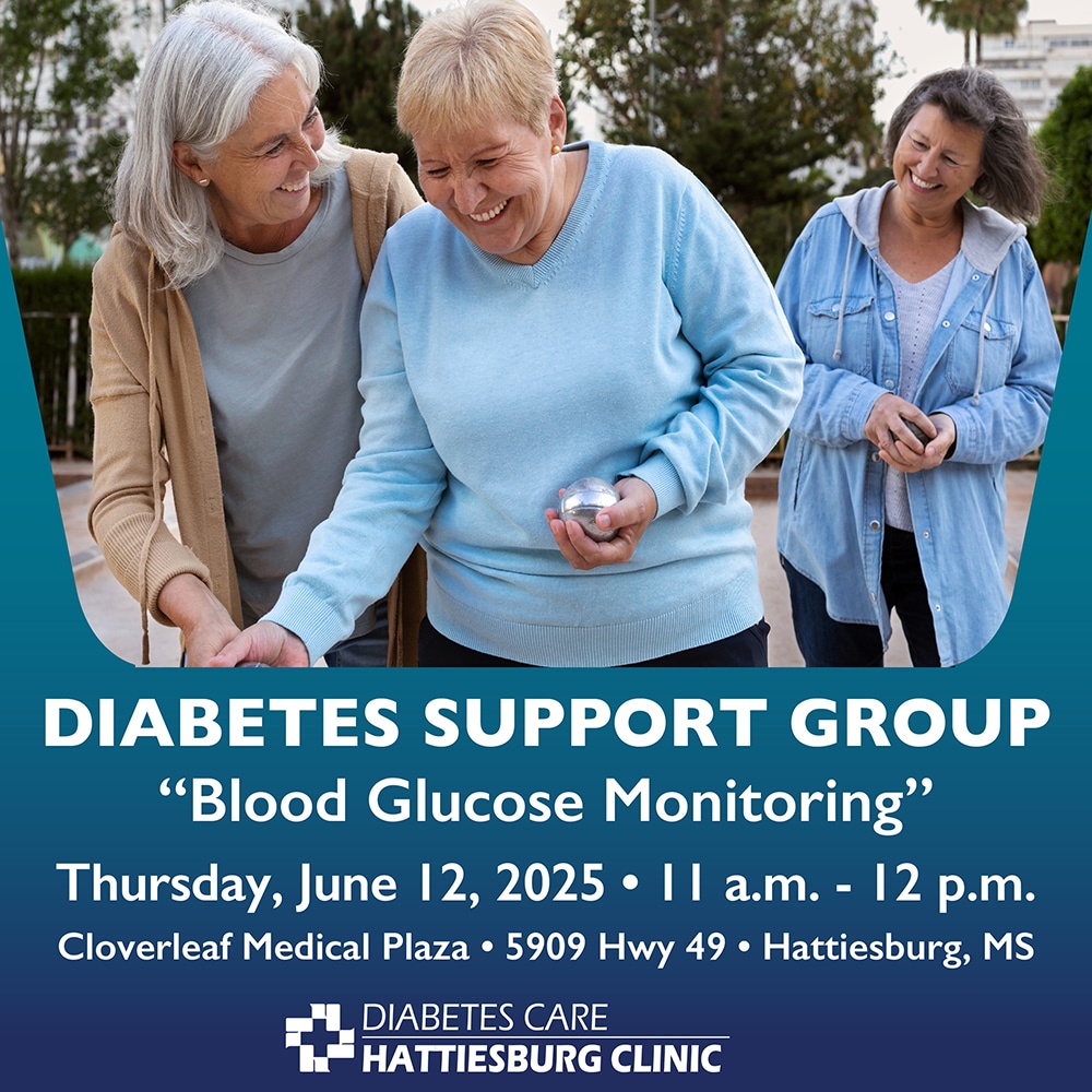 Diabetes Care, monthly support group