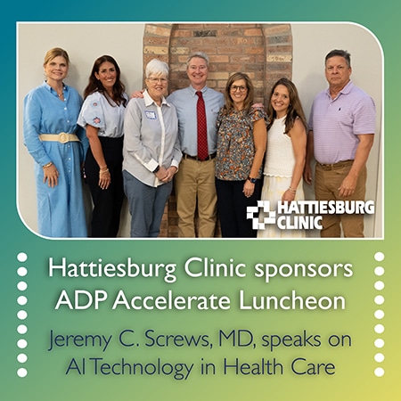 Hattiesburg Clinic ADP Luncheon Jeremy Screws, MD