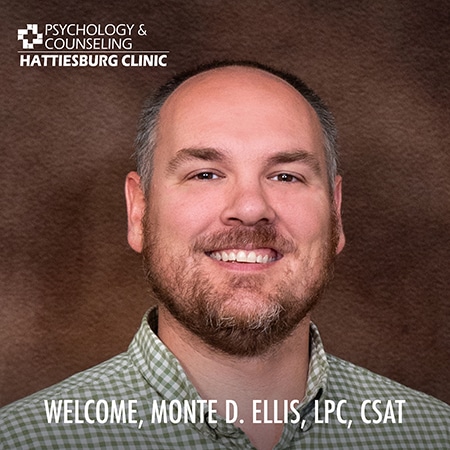 Hattiesburg Clinic Psychology & Counseling welcomes Monte D. Ellis, LPC, CSAT