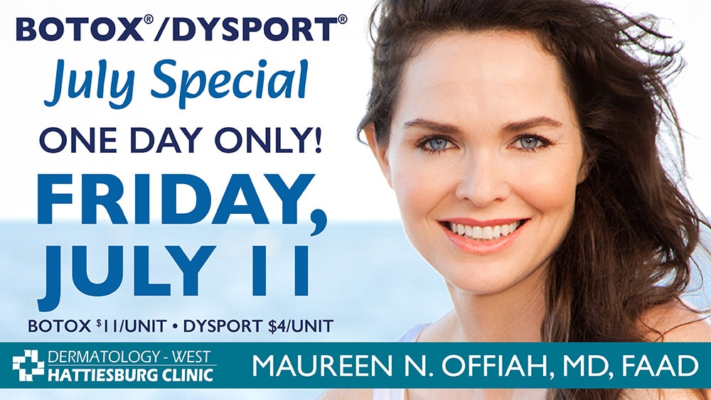July Special, Dermatology West