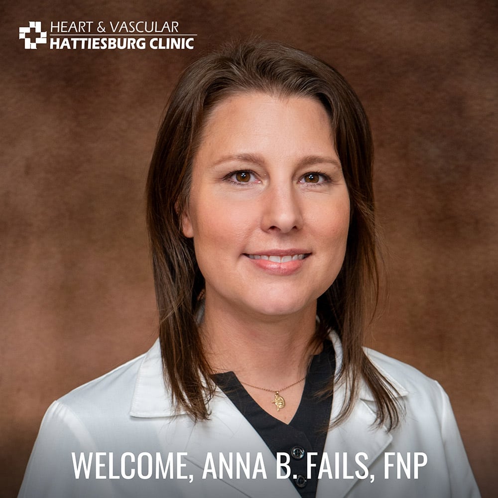 Anna Fails, Heart & Vascular, New Provider