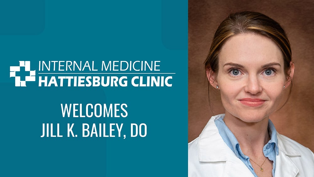 Jill Bailey, new provider, Internal Medicine