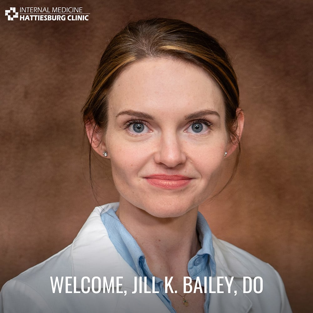 Jill Bailey, new provider, Internal Medicine