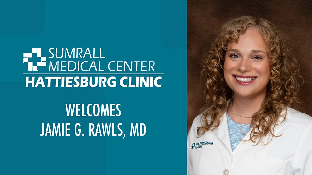 Jamie Rawls, new provider, Sumrall Medical Center