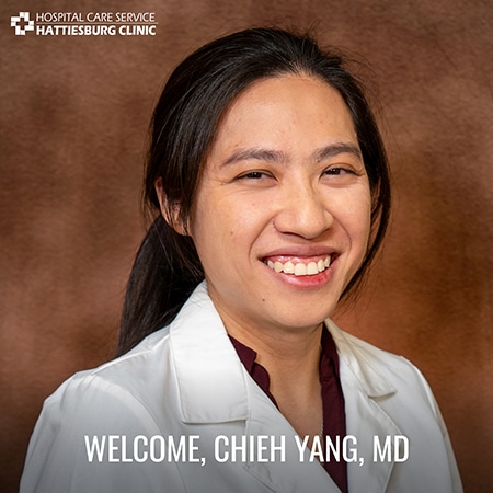 Hattiesburg Clinic Hospital Care Services welcomes Chieh Yang, MD