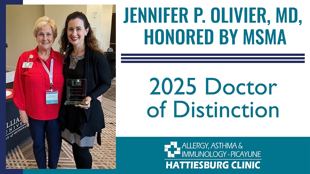 MSMA Doctor of Distinction, Jennifer Olivier
