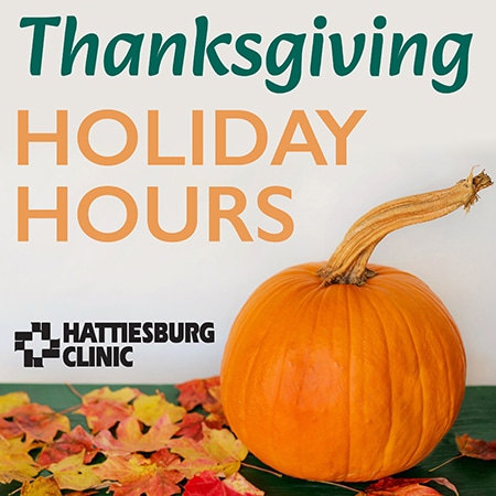 Thanksgiving Holiday Hours