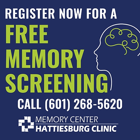 Hattiesburg Clinic Memory Center offers free memory screenings