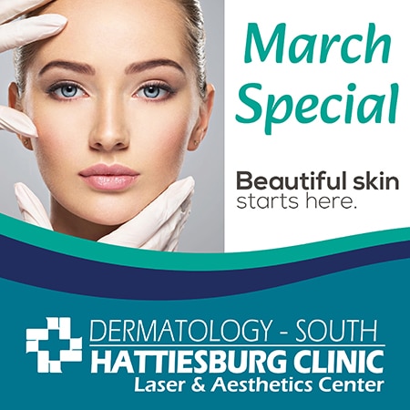 Hattiesburg Clinic Dermatology - South offers filler march special