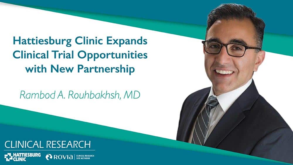New Clinical Research Partnership with Rovia