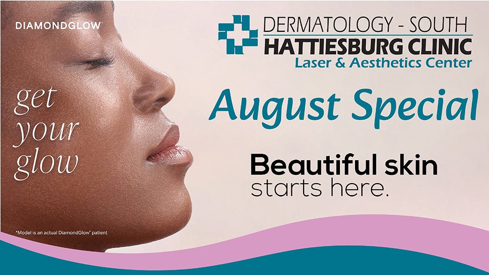Dermatology – South August DiamondGlow special