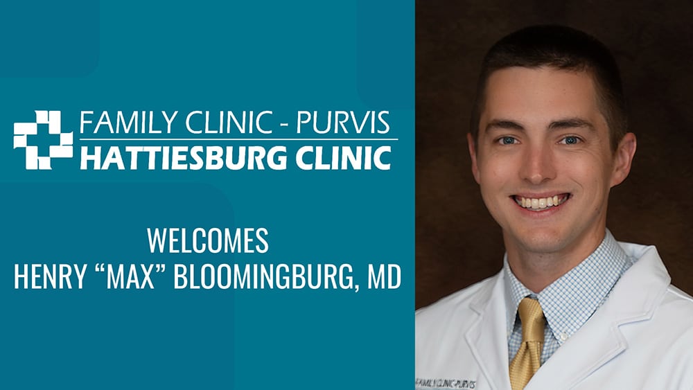 Max Bloomingburg, Family Clinic - Purvis