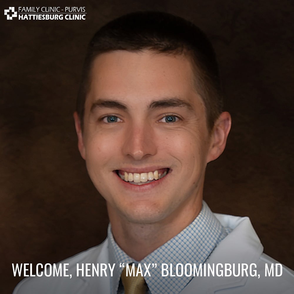 Max Bloomingburg, Family Clinic - Purvis
