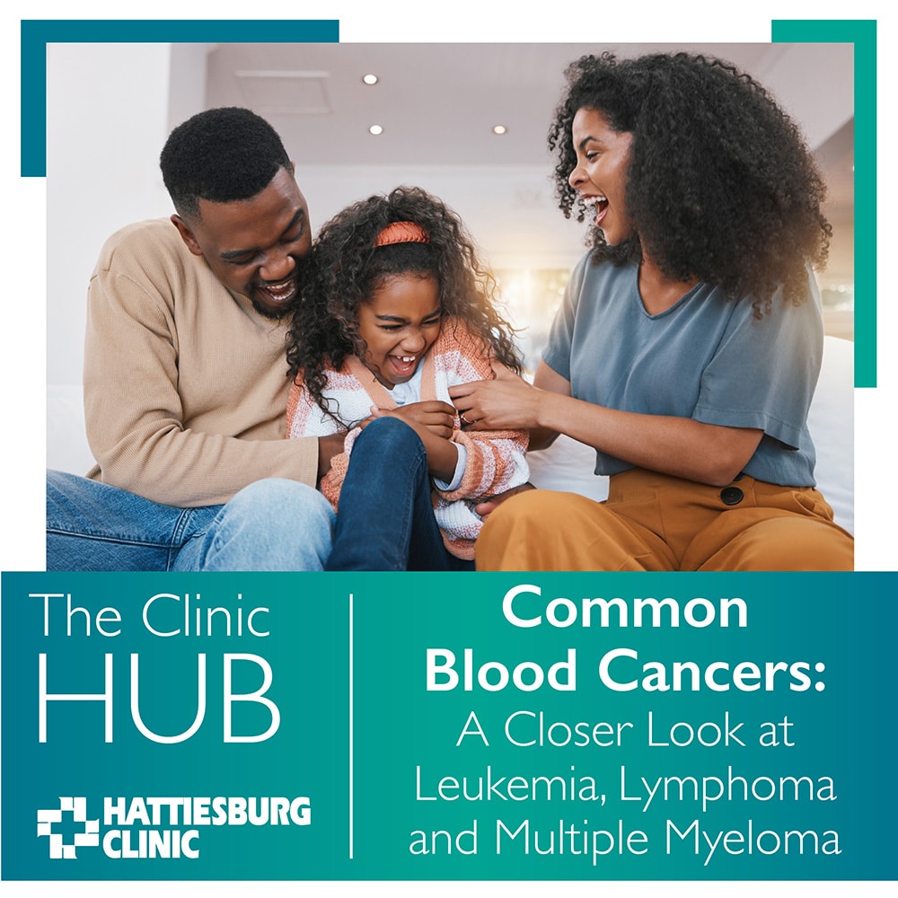 Blood cancers affect the cells in your blood or bone marrow and can impact overall health in different ways. The most common types include leukemia, lymphoma and multiple myeloma.